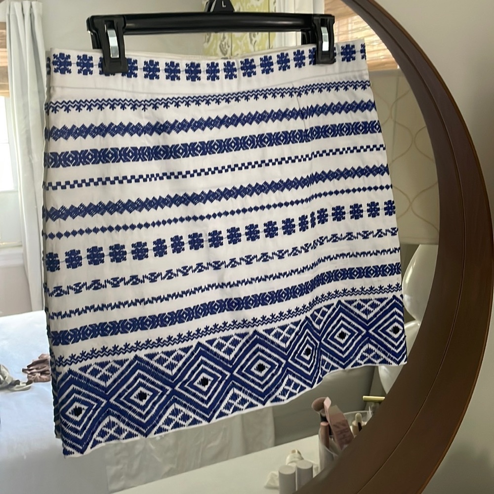 Sam Edelman embroidered skirt